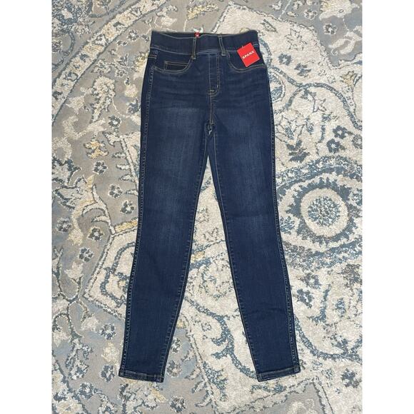 Spanx Ankle Skinny Pull On Jeans Jegging Midnight Shade 20342Q NWT XS - Picture 1 of 4